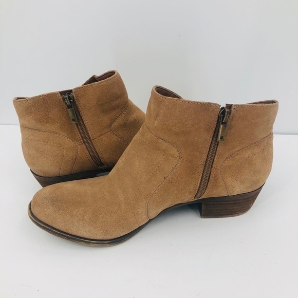 Lucky brand women’s tan suede ankle boots size 10M‎ - Picture 8 of 12